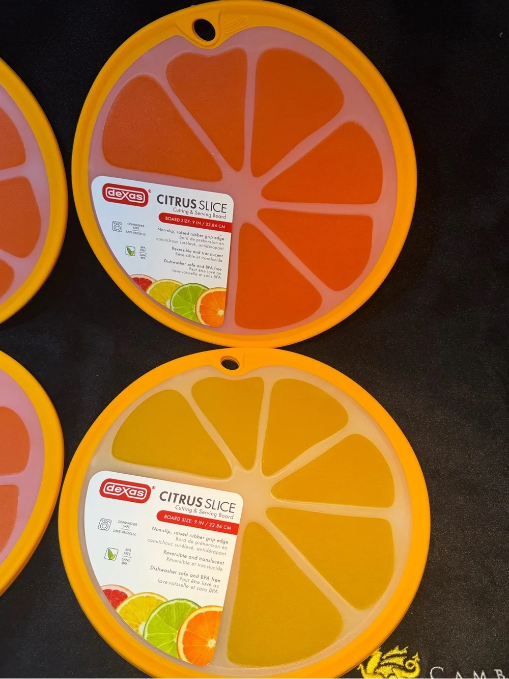 Dex Citrus Slice Cutting & Serving Board - Orange